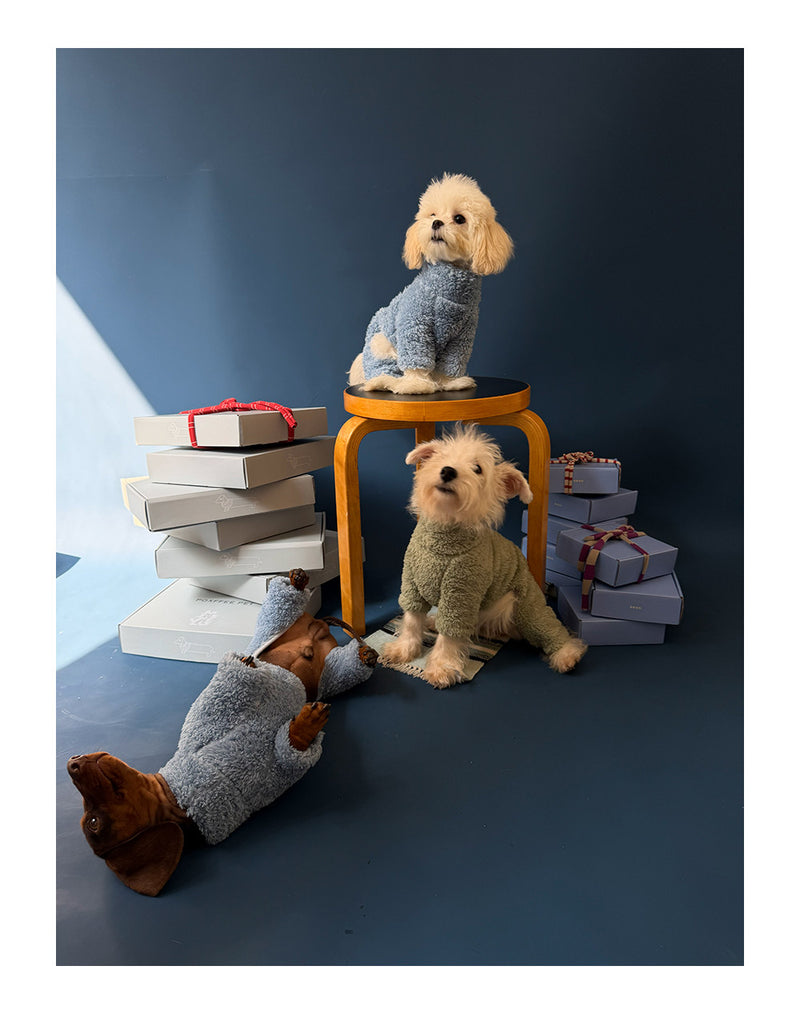 Twoll Cozy Sherpa Dog Bodysuit