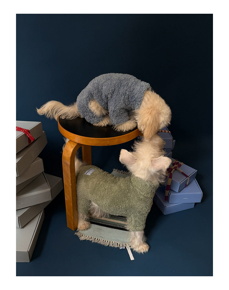 Twoll Cozy Sherpa Dog Bodysuit