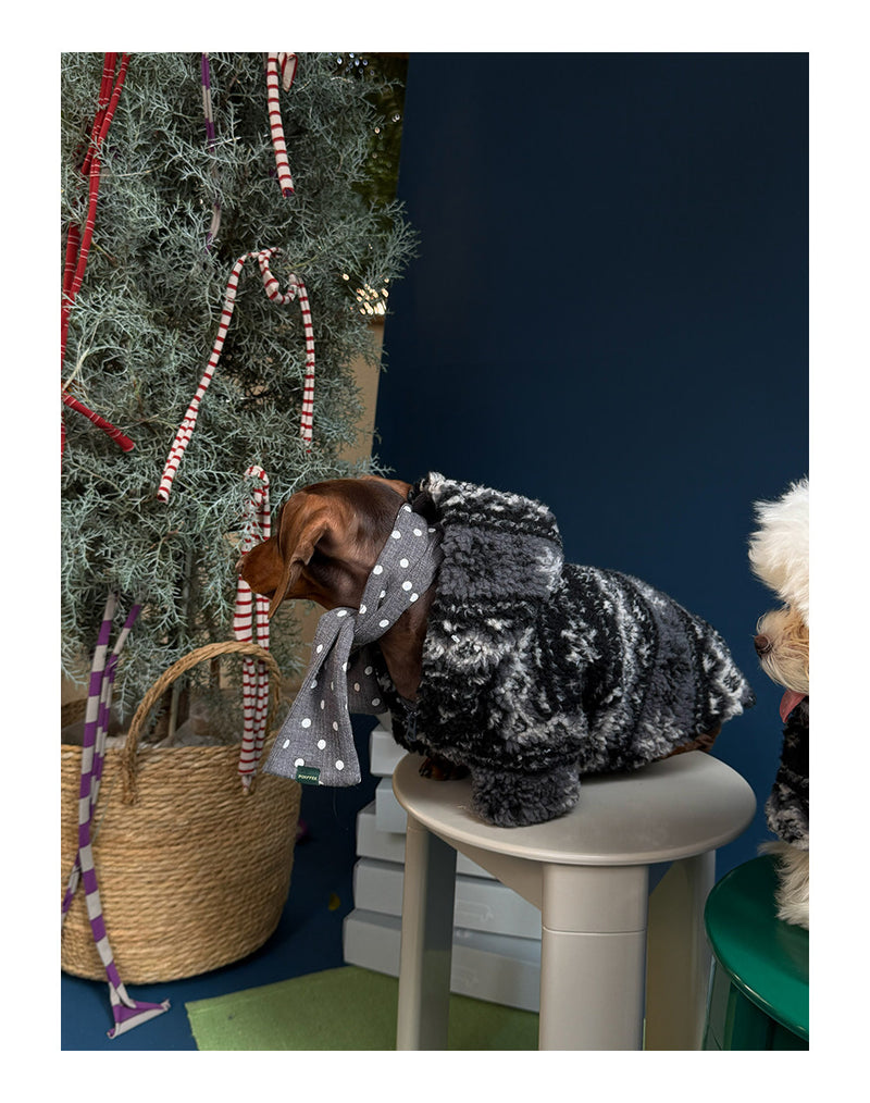 Twoll Plush Sherpa Dog Jacket
