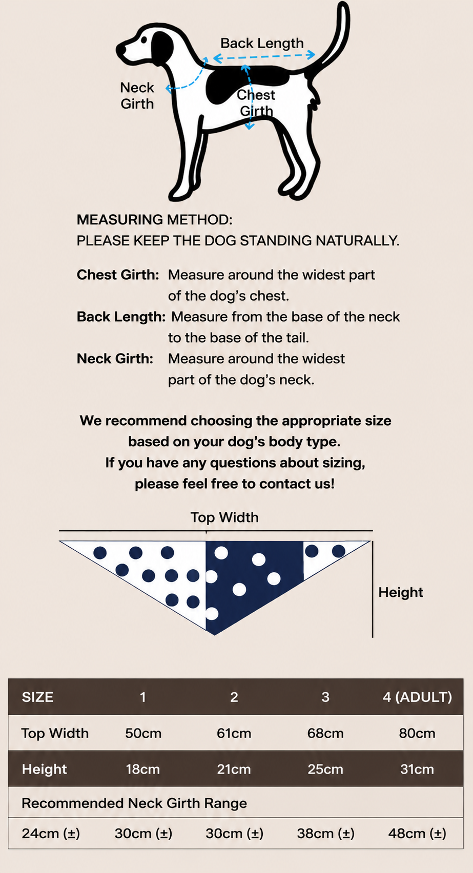 Polka Dot Patchwork Cotton Bandana