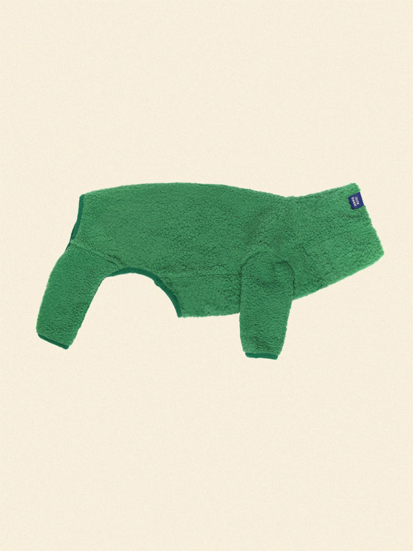 Little Beast Dog Fleece Onesie Green / XXS Mary Jane Fleece Onesie