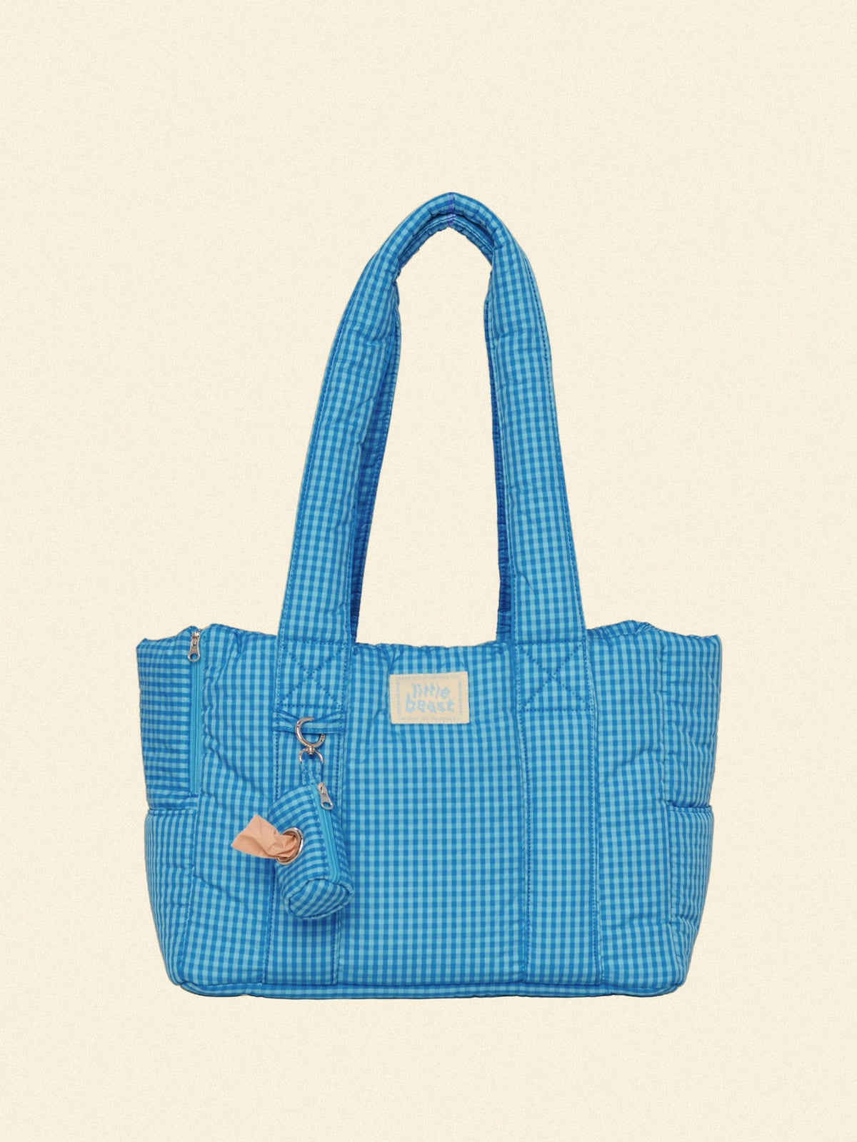 Little Beast Dog Carrier Blue White / MINI The Little Beast Carrier - Strawberry